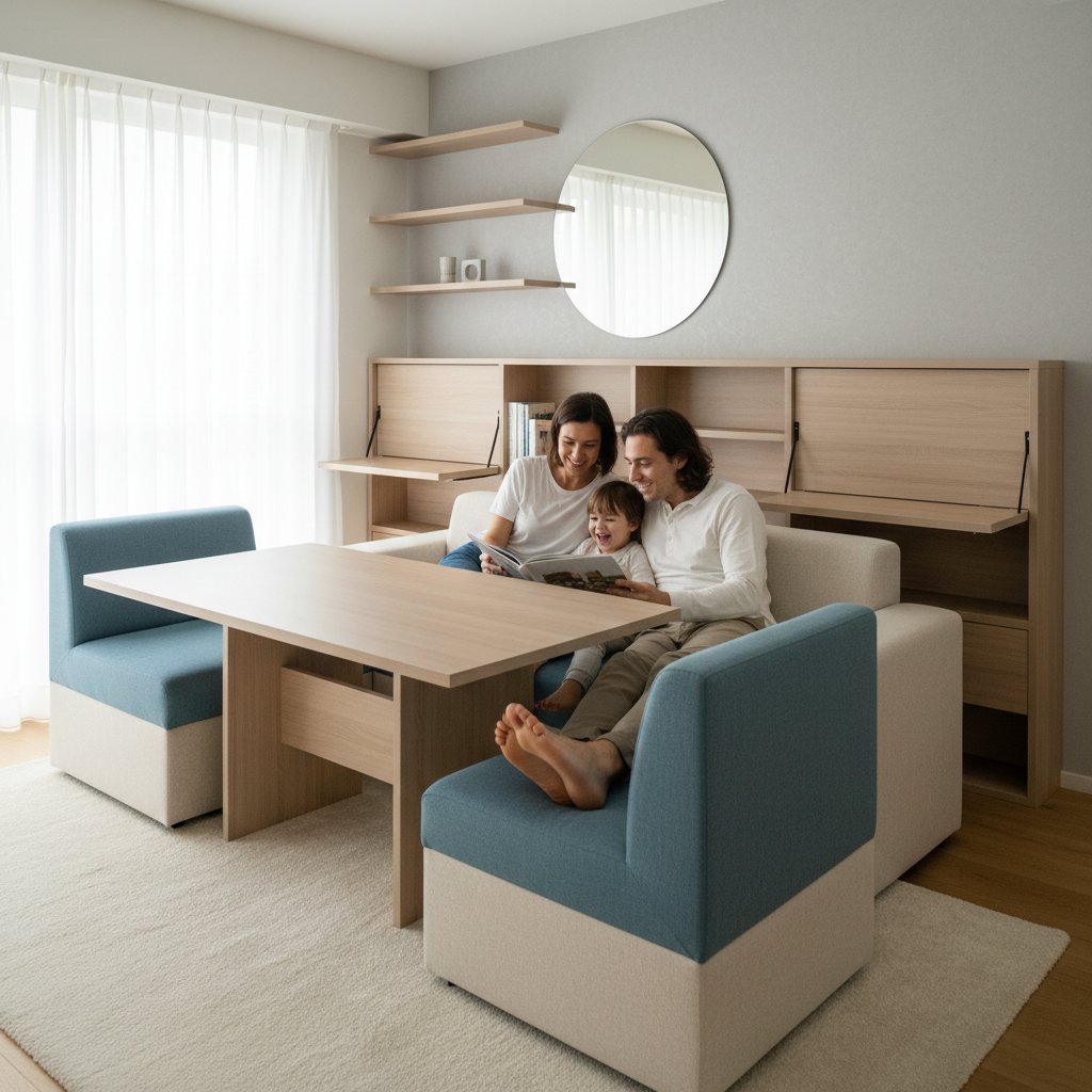 Living - Space-Saving Furniture Ideas for Modern Apartments
