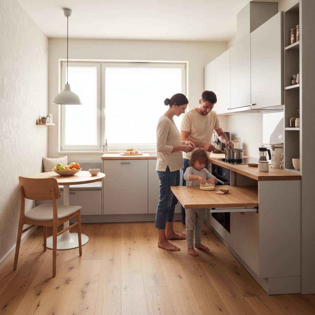 Culinary - Space-Efficient Kitchen Layouts for Small Homes