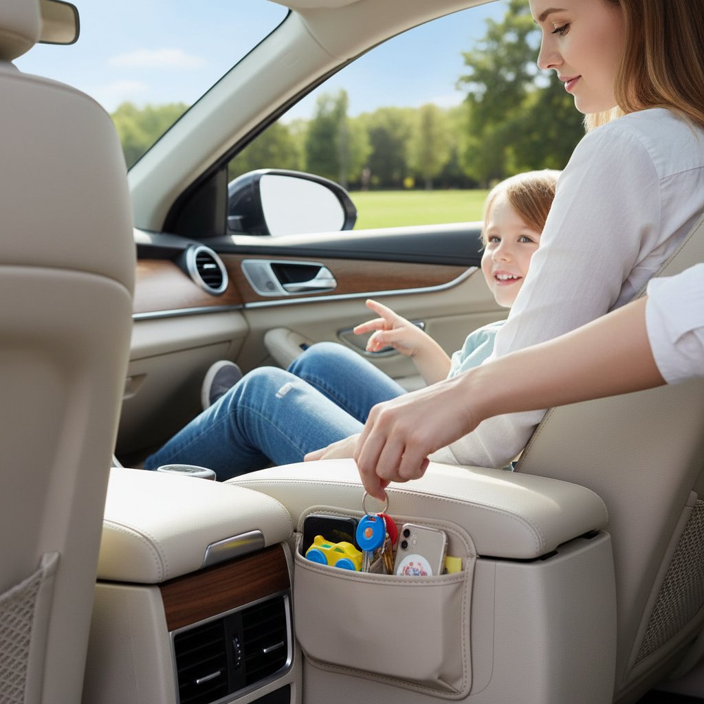 Vehicle - Seat Gap Organizers Preventing Item Loss