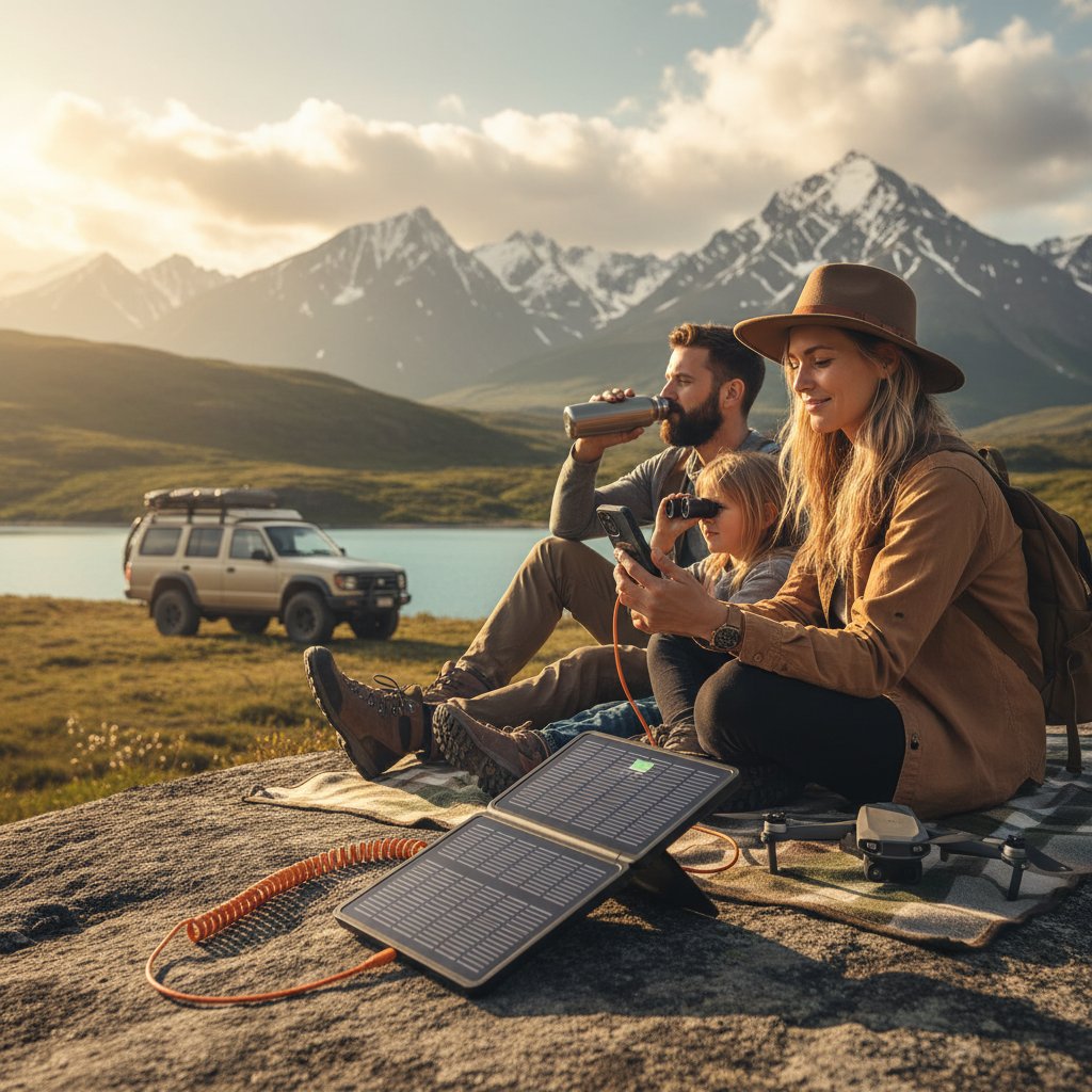 Adventure - Solar-Powered Chargers for Off-Grid Travel