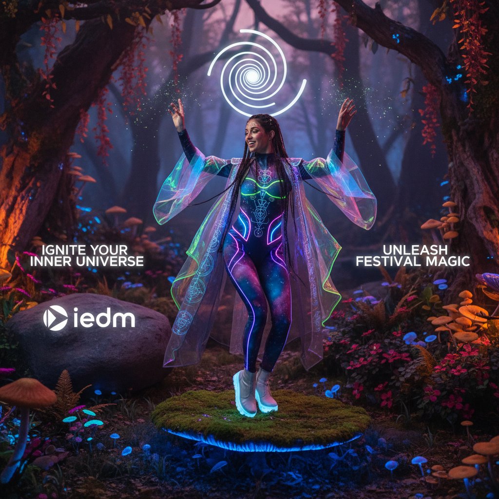 Iedm - Ignite Your Inner Universe: Unleash Festival Magic and Psychedelic Style with Iedm